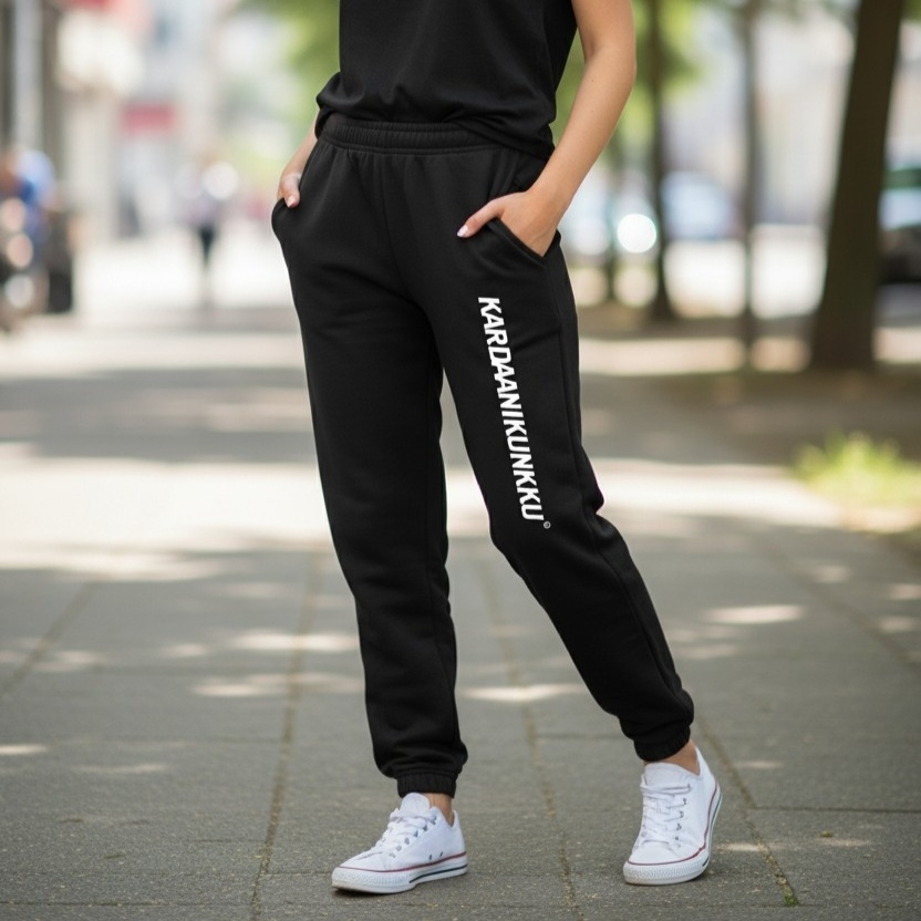 40. Kardaanikunkku - Collegehousut, löysät 2 (S-3XL)