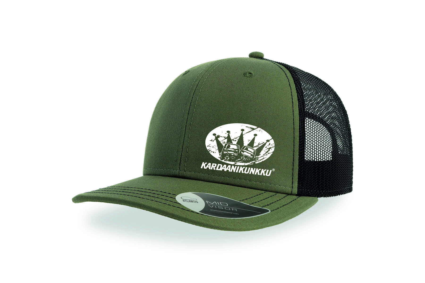 40-Kardaanikunkku - Sonic Verkkoperä lippalakki, oliivi musta - Image 2