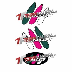 Honda Monkey tankkitarrasarja pinkki vihreä